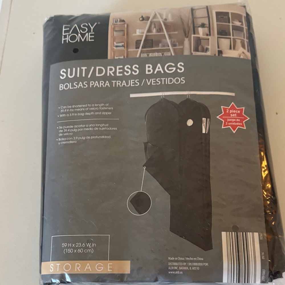 Black Suit and Dress Bags - Picture 2 of 6